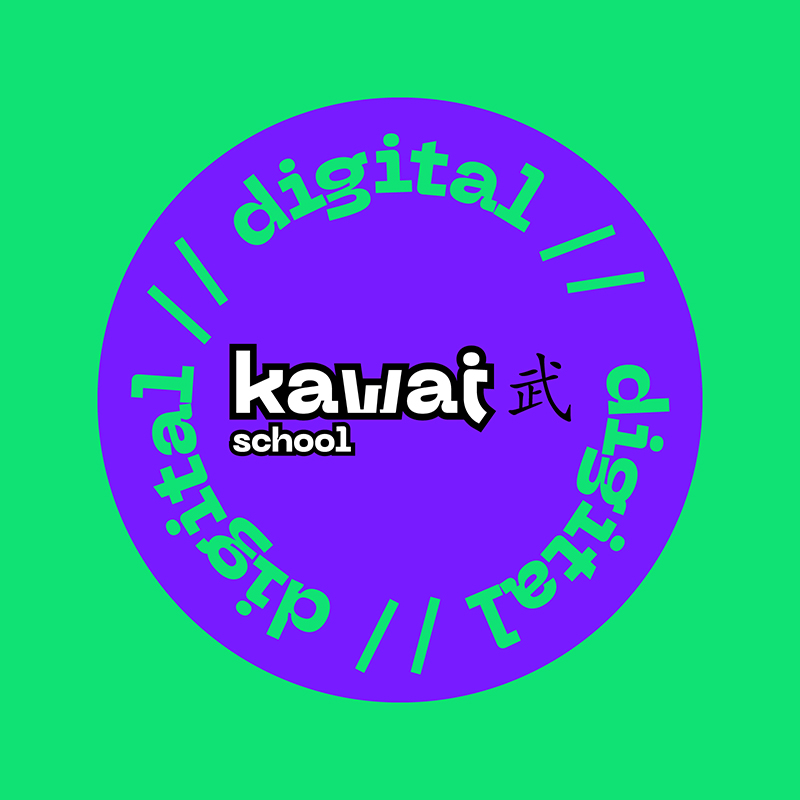 Kawai: digital specialists school branding