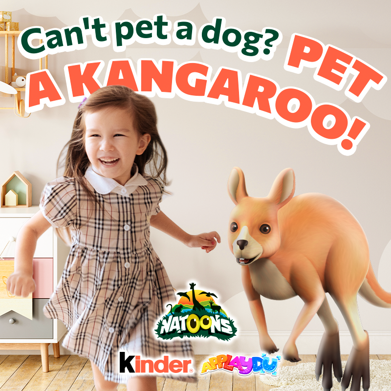 Can't pet a dog? Pet a kangaroo!