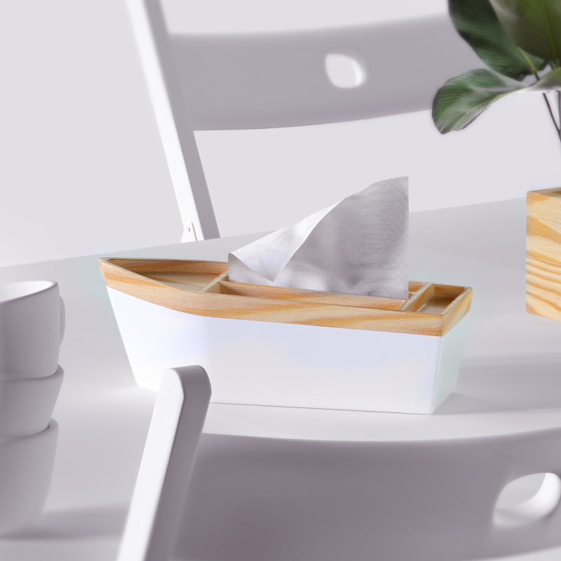 Boat tissue box concept