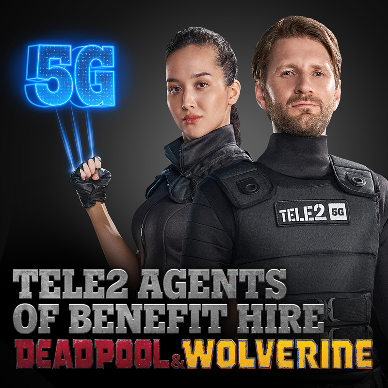 Tele2 Agents of Benefit hire Deadpool and Wolverine