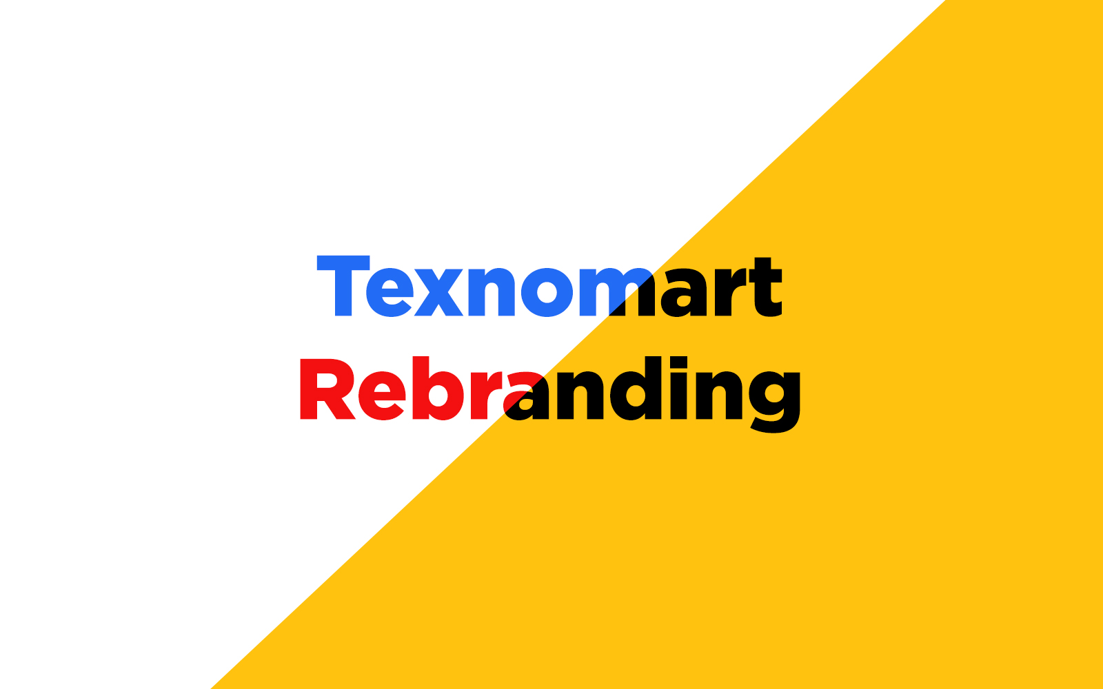 Texnomart Rebranding