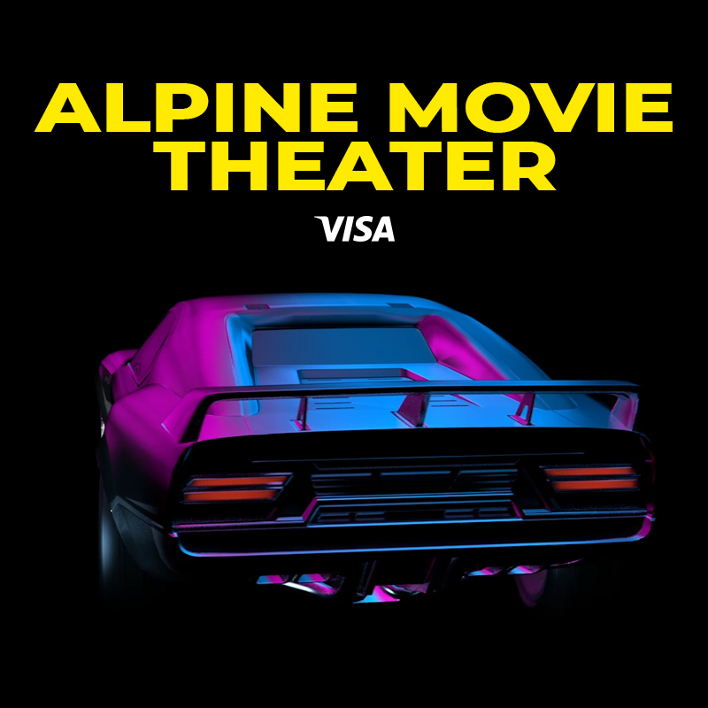 Cinemadrome VISA. Alpine movie theater 